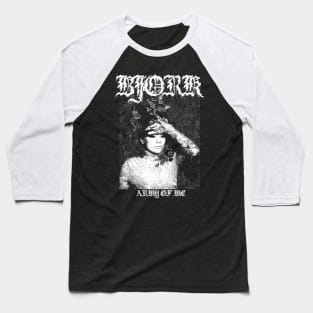 Bjork Metal Style Baseball T-Shirt